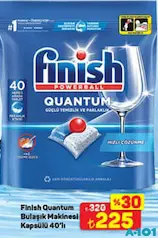 FİNİSH QUANTUM BULAŞIK MAKİNESİ KAPSÜLÜ/TABLETİ 40'LI